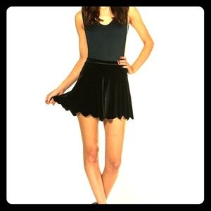 Blackmilk Clothing Black Velvet Shorties